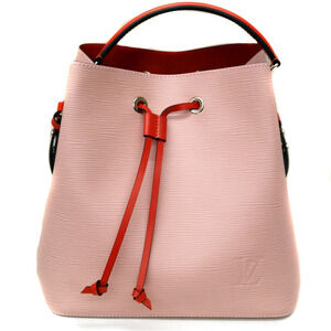 LOUIS VUITTON Neo Noe Shoulder Bag Epi Leather Rose Ballerine Pink LV